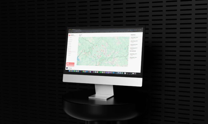 Organizohu event management SaaS dashboard — Kosovo first event platform DETAY Tech