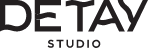 DETAY Studio logo black — creative and branding agency Kosovo