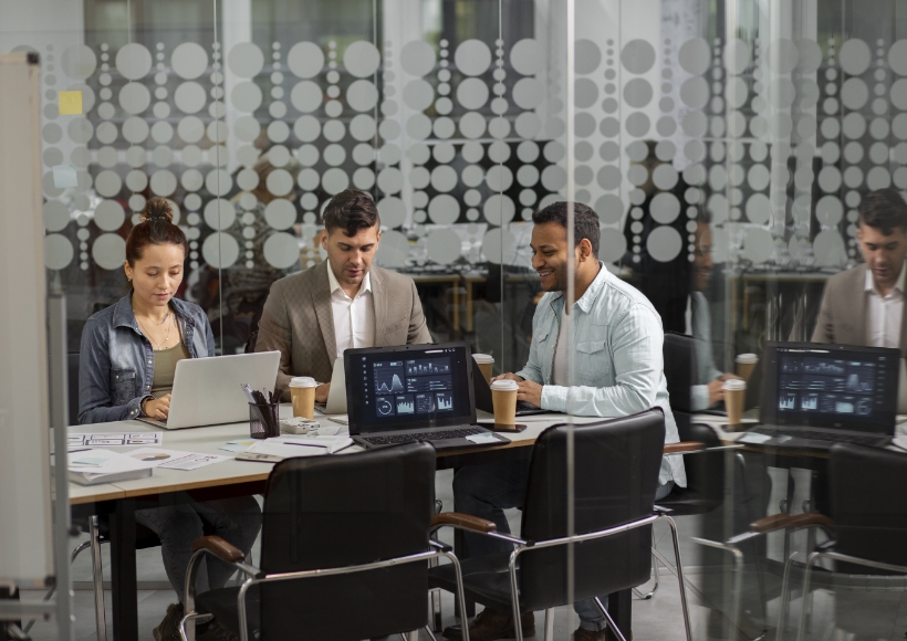 Software Development Team working Together