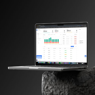DCORE company management SaaS platform dashboard — built by DETAY Lab Kosovo