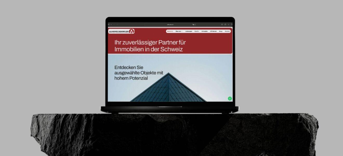 Allhomes Immobilien real estate website — Switzerland DETAY Tech