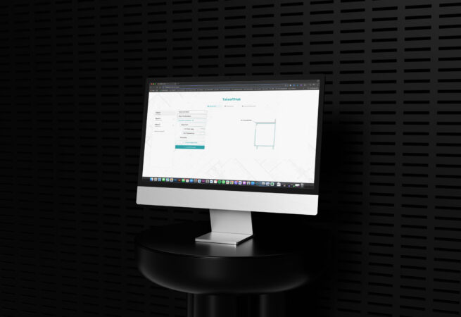 Estimating AI construction software interface — architectural plan processing DETAY Lab USA