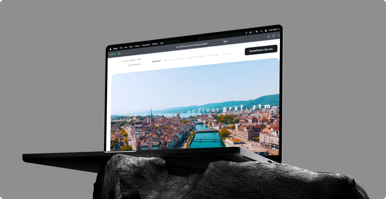 Graf Andi website — built by DETAY Tech