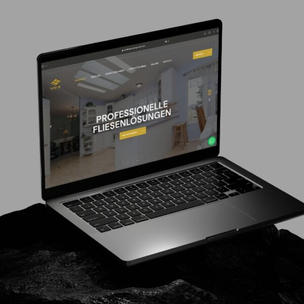 Unik Fliesen tile company website — Switzerland DETAY Tech