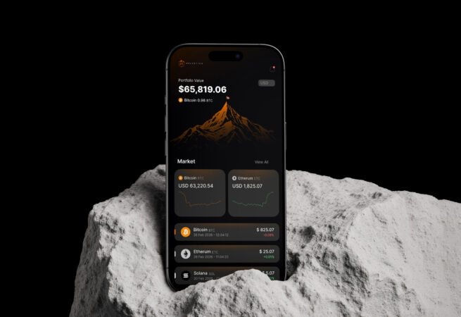 Helvetica Trading mobile app — crypto asset management Switzerland DETAY Tech