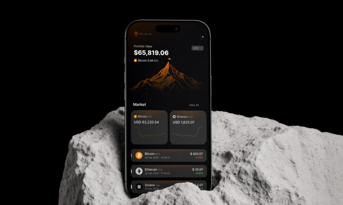 Helvetica Trading mobile app — crypto asset management Switzerland DETAY Tech
