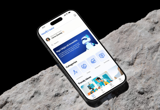Idea2Create iOS Android mobile app — Flutter development DETAY Tech Switzerland