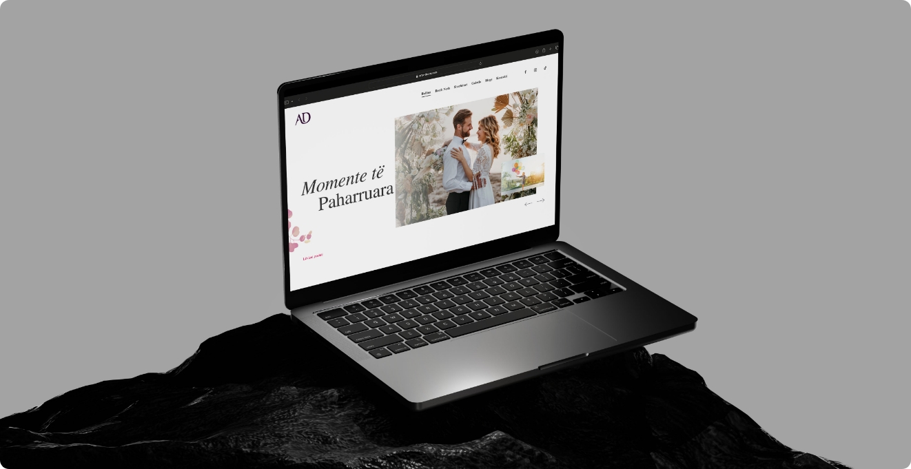 Arta Decor event decoration company website — Kosovo DETAY Tech
