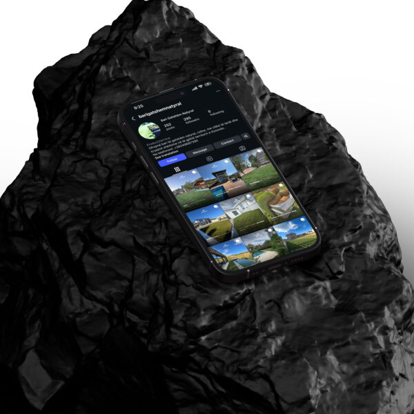 Bari Gatshem Natyral social media content — Kosovo garden and landscaping company managed by DETAY Studio