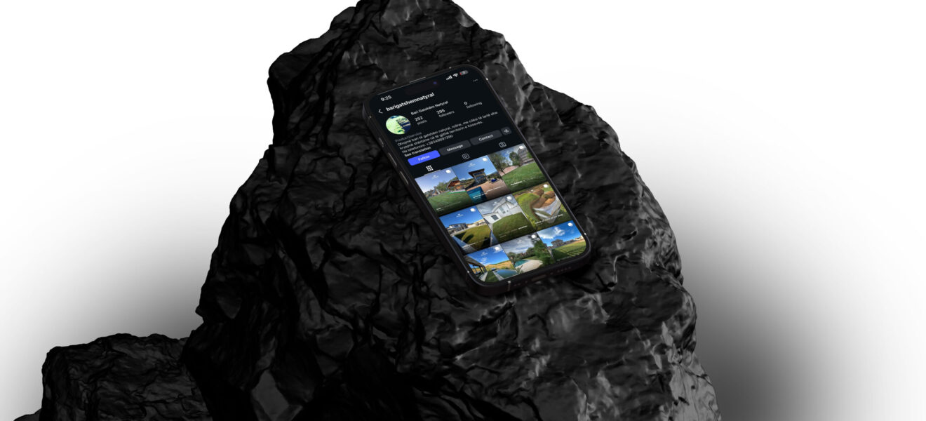 Bari Gatshem Natyral social media content — Kosovo garden and landscaping company managed by DETAY Studio