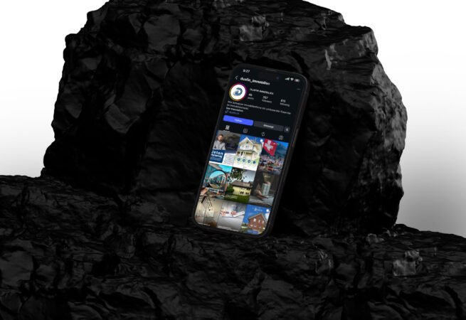 DUAFIN GmbH social media content — Swiss real estate financial services company managed by DETAY Studio
