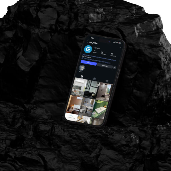 Egi Hidro social media content — Kosovo company social media management by DETAY Studio