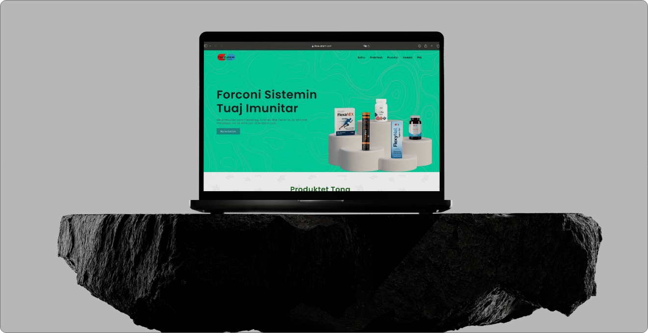 Flexa Pharm pharmaceutical website — Kosovo pharmaceutical company DETAY Tech