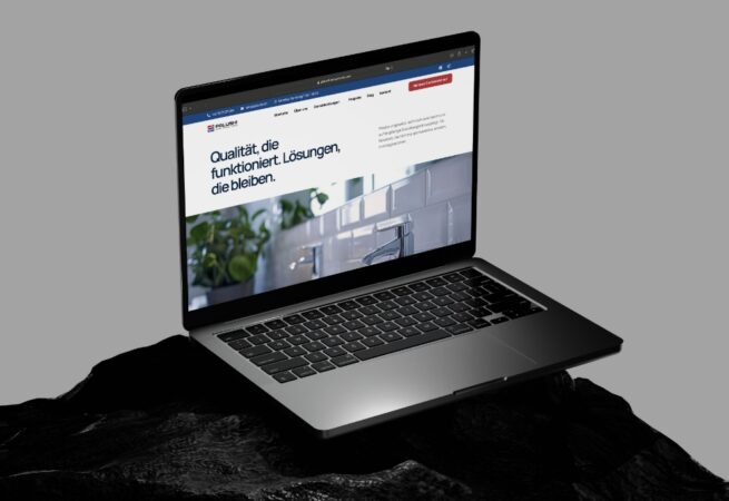 Palushi GmbH website — Swiss sanitary company website built by DETAY Tech Switzerland